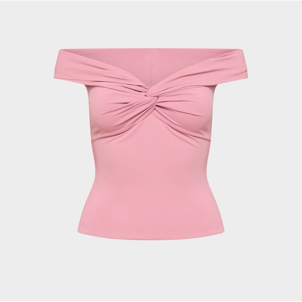 Aritzia original contour twist off-shoulder top